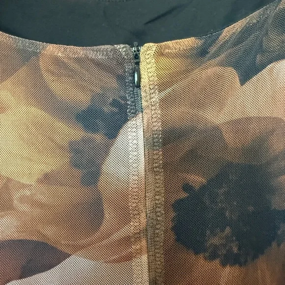 NWT - Showpo Rosalez Midi Brown Bodycon Ruched Dress - Size 8 - Picture 7 of 9